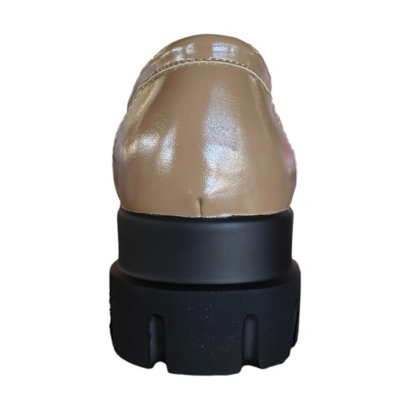 Gold & Gold GB1016 Mocassino Donna Con Accessorio Khaki