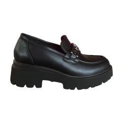 Paciotti 4US 113 Mocassini Donna Con Accessorio Nero