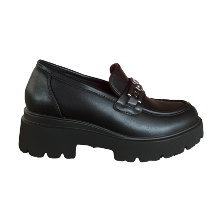 Paciotti 4US 113 Mocassini Donna Con Accessorio Nero