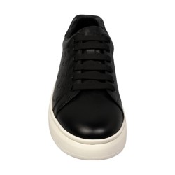 Paciotti 4US 0021 Sneaker Uomo Stringate con Stampa Logo in Rilievo Nero 2