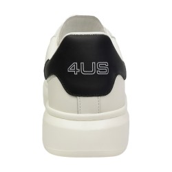 Paciotti 4US 0031 Sneaker Uomo Stringate Bianco Nero 2