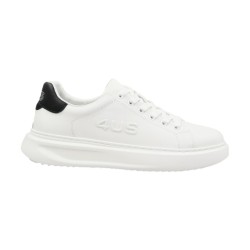 Paciotti 4US 0051 Sneaker Uomo Stringate con Logo in Rilievo Bianca