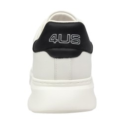 Paciotti 4US 0051 Sneaker Uomo Stringate con Logo in Rilievo Bianca 2