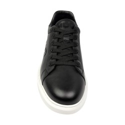 Paciotti 4US 0051 Sneaker Uomo Stringate con Logo in Rilievo Nero 2