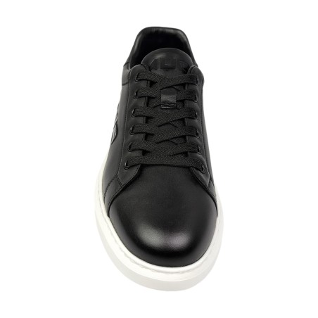 Paciotti 4US 0051 Sneaker Uomo Stringate con Logo in Rilievo Nero