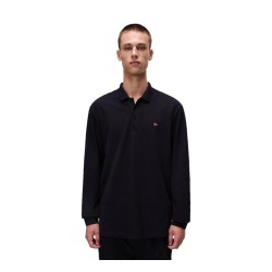 Napapijri  NP0A4I8Q0411 EALIS LS 1 Polo Uomo Nero