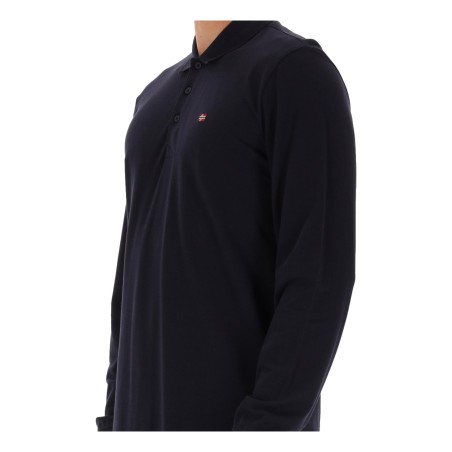 Napapijri  NP0A4I8Q1761 EALIS LS 1 Polo Uomo Blu Marine