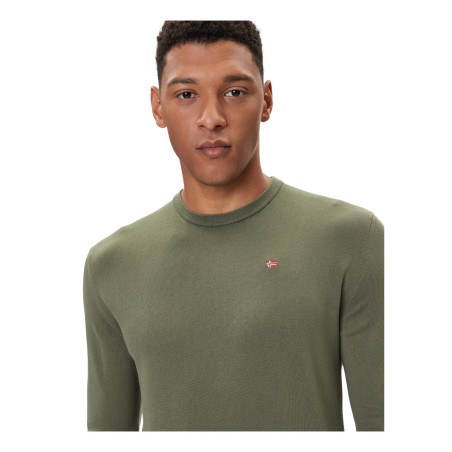 Napapijri NP0A4I2GG0A DROZ 5 Maglioncino Uomo Girocollo Tea Leaf