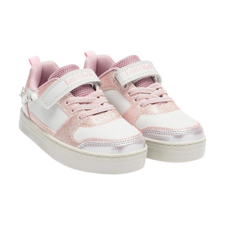 Lelli Kelly 4010 GIOIELLO New Scarpe Bambina Sneaker con Accessorio Grigio Rosa