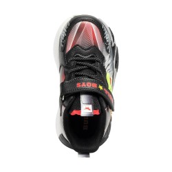 Bull Boys DNAL 5151 T-REX MID Scarpe Bambino Sneaker Alte Stringate Con Strappo Nero 2