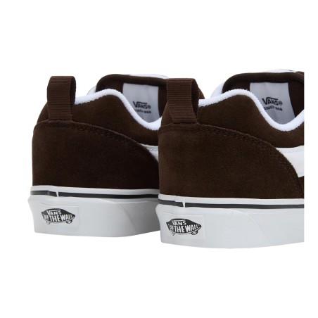 VANS VN0009QCNWH1 KNU SKOOL Sneakers Unisex Stringate Marrone Bianco