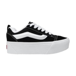 VANS VN000CP66BT1 KNU STACK Sneakers Donna Platform Stringate Nero/Bianco