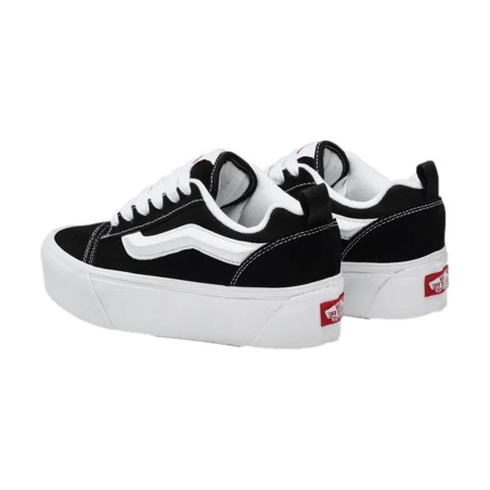 VANS VN000CP66BT1 KNU STACK Sneakers Donna Platform Stringate Nero/Bianco