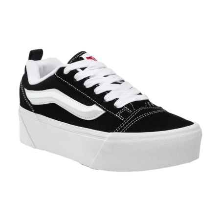 VANS VN000CP66BT1 KNU STACK Sneakers Donna Platform Stringate Nero/Bianco