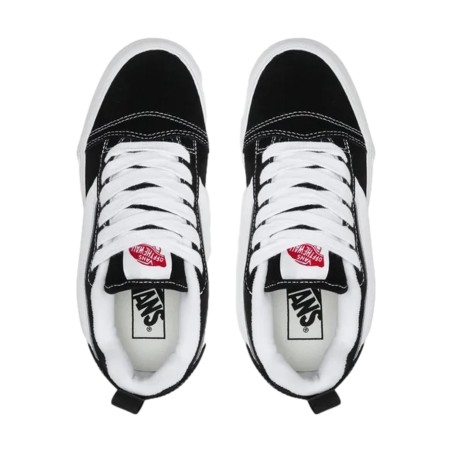 VANS VN000CP66BT1 KNU STACK Sneakers Donna Platform Stringate Nero/Bianco