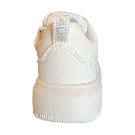 Paciotti 4US K25990 Sneakers Bambino Stringate con Zip Laterale Bianco