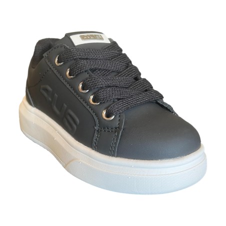 Paciotti 4US K25990 Sneakers Bambino Stringate con Zip Laterale Nero