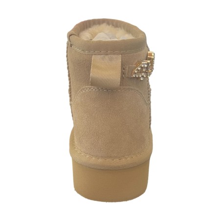 Paciotti 4US K251-64 Stivaletti Bambina con Accessori Laterale Khaki