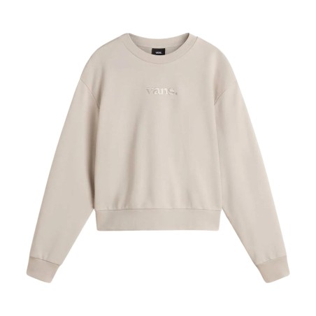 VANS VN000RAMEN9 W ESSENTIAL H-FT Felpa Donna Girocollo Taupe