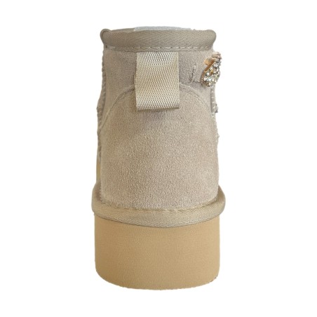 Paciotti 4US K25-64 Stivaletti Donna con Accessori Laterale Khaki