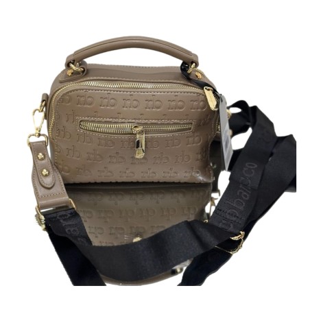 RoccoBarocco RBAY008-2 Borsa Tracolla Donna Taupe
