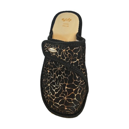 Riposella STELLA I WB02BX Ciabatta Donna Con Strappo Regolabile Nero