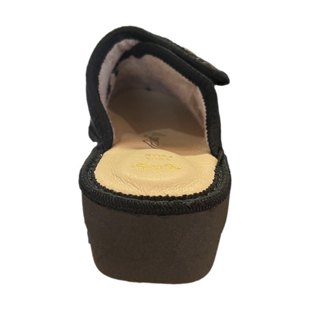 Riposella STELLA I WB02BX Ciabatta Donna Con Strappo Regolabile Nero