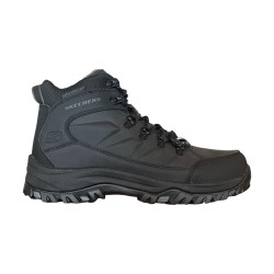 SKECHERS 204642 DAGGET Stivaletti Uomo Stringati Memory Foam Nero