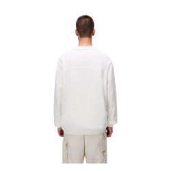 Napapijri NP0A8946206 B-BADGE C1 Felpa Uomo Girocollo White Heron 2