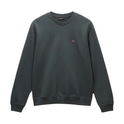 Napapijri NP0A4FQWG1S BALIS CREW 1 Felpa Uomo Girocollo Cotone Felpato Green Urban