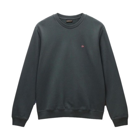 Napapijri NP0A4FQWG1S BALIS CREW 1 Felpa Uomo Girocollo Cotone Felpato Green Urban
