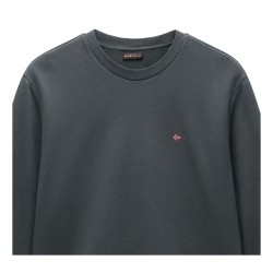 Napapijri NP0A4FQWG1S BALIS CREW 1 Felpa Uomo Girocollo Cotone Felpato Green Urban 2