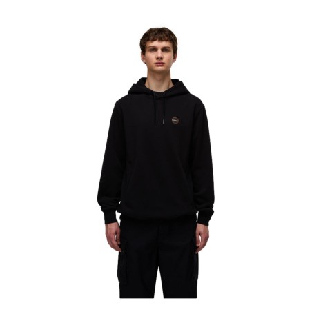 Napapijri NP0A891L941 B-BADGE H Felpa Uomo Con Zip E Cappuccio Black