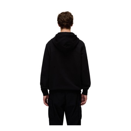 Napapijri NP0A891L941 B-BADGE H Felpa Uomo Con Zip E Cappuccio Black
