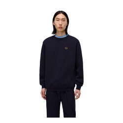 Napapijri NP0A89461761 B-BADGE Felpa Uomo Girocollo Blu Marine