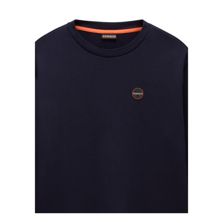 Napapijri NP0A89461761 B-BADGE Felpa Uomo Girocollo Blu Marine