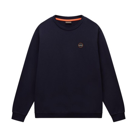 Napapijri NP0A89461761 B-BADGE Felpa Uomo Girocollo Blu Marine