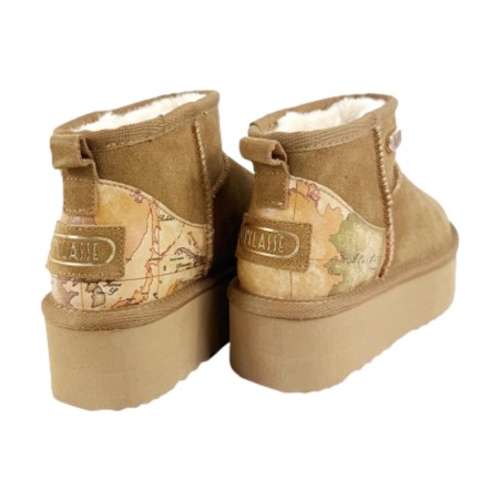 Alviero Martini 1a Classe Z 1262 417B Stivaletto Mammut Donna Geo Classic Natural