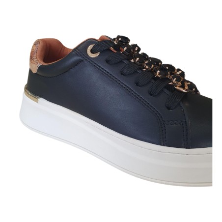 Alviero Martini 1a Classe N 2270 0289 Sneaker Stringato Donna Black Geo Beige