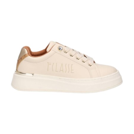 Alviero Martini 1a Classe N 2268 0289 Sneaker Gioiello Stringato Donna Off White Geo Beige