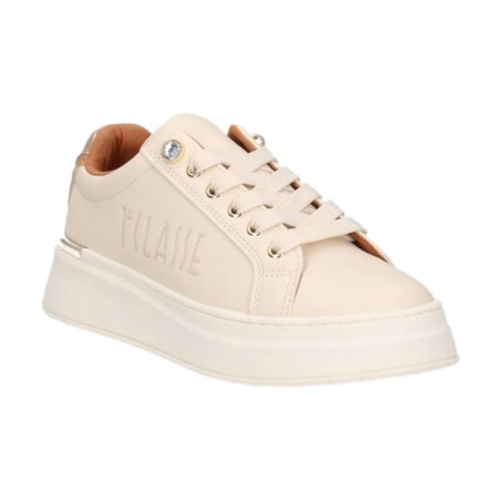 Alviero Martini 1a Classe N 2268 0289 Sneaker Gioiello Stringato Donna Off White Geo Beige