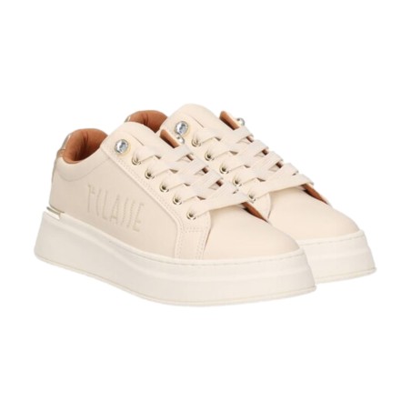 Alviero Martini 1a Classe N 2268 0289 Sneaker Gioiello Stringato Donna Off White Geo Beige