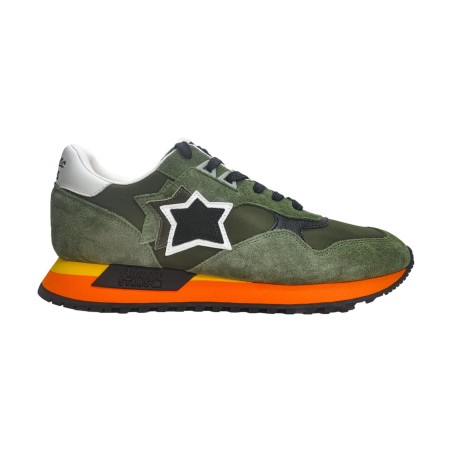 Atlantic Star DRACO 0070 Sneakers Uomo Stringate Verde Militare