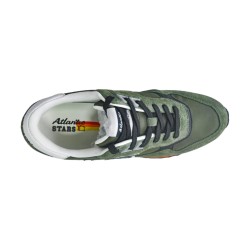 Atlantic Star DRACO 0070 Sneakers Uomo Stringate Verde Militare 2