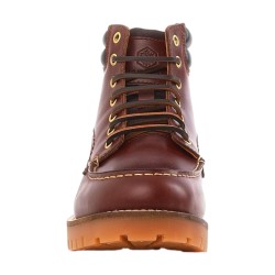 Lumberjack 102217658 NEWTON Anfibi Uomo  In Vera Pelle Stringate Brunello 2