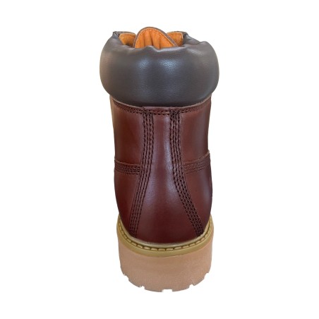 Lumberjack 102198154 RIVER 2 Anfibi Uomo In Vera Pelle Brunello