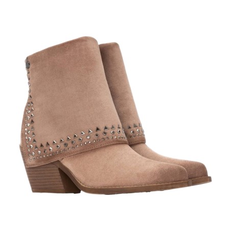 XTI 144464 Stivaletti Donna Con Tacco Medio Camel