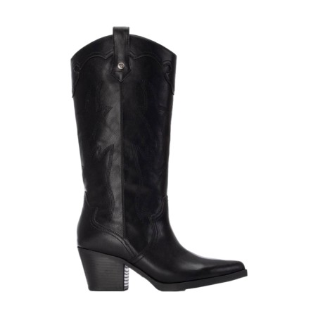 XTI 144723 Stivale Donna Camperos Tacco Medio Nero