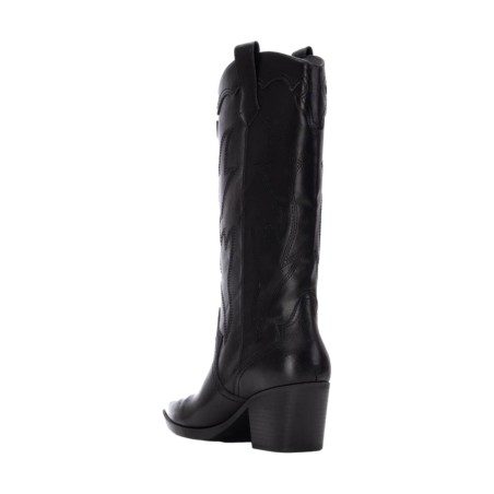 XTI 144723 Stivale Donna Camperos Tacco Medio Nero