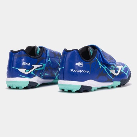 JOMA SUPER COPA 2504 Scarpe da Calcetto Bambino Royal Blue Turf